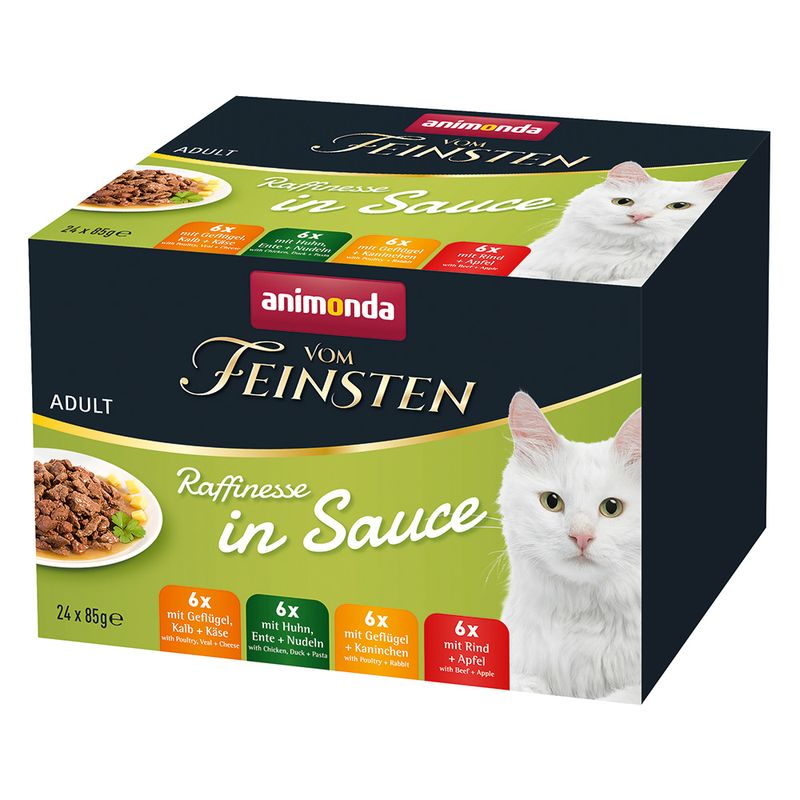 Mixpaket animonda vom Feinsten Adult Raffinesse in Sauce | bitiba