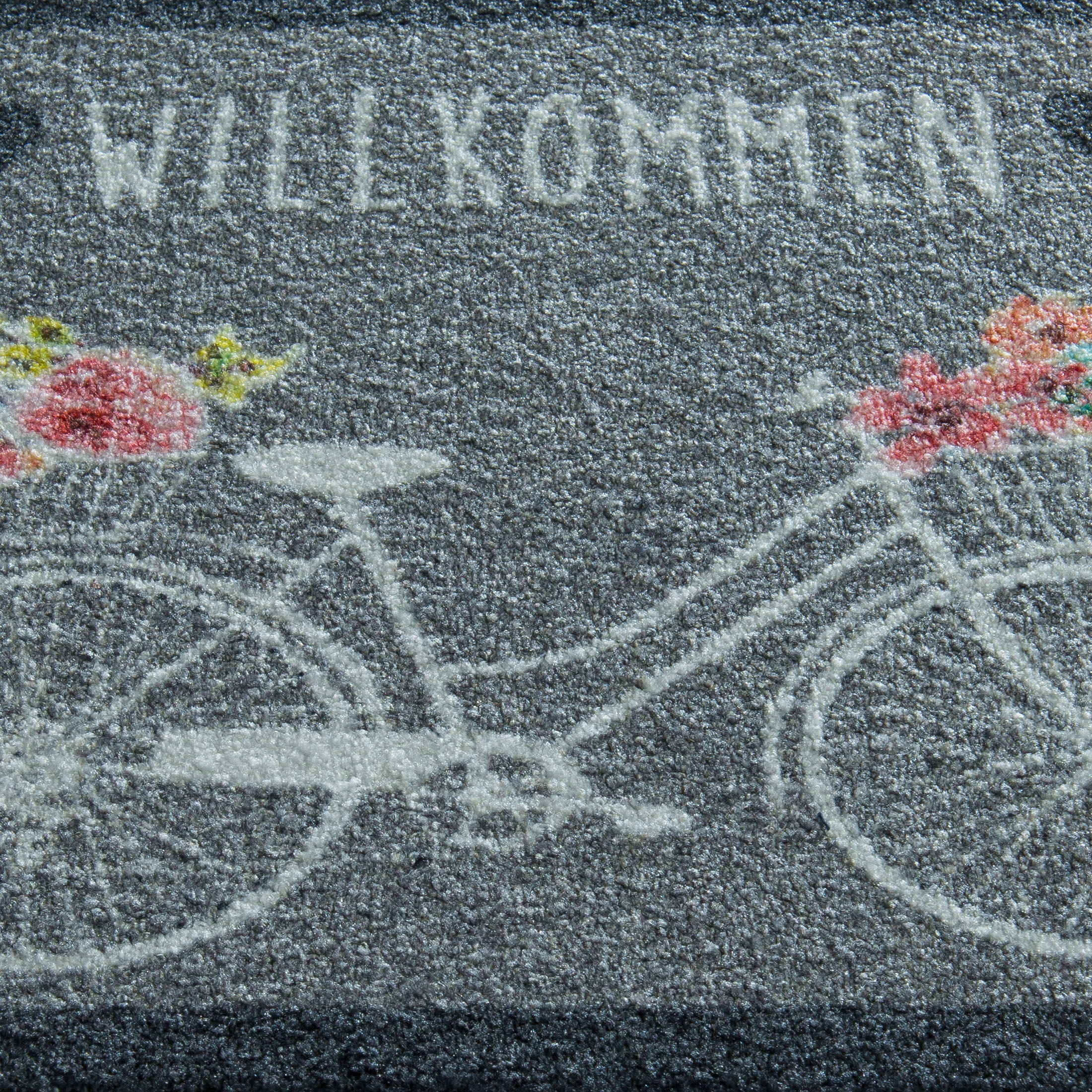 Nostalgie Sauberlaufmatte, Bike Grey