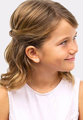 Elli Ohrringe Kinder Stecker Herz Liebe Basic 925 Silber