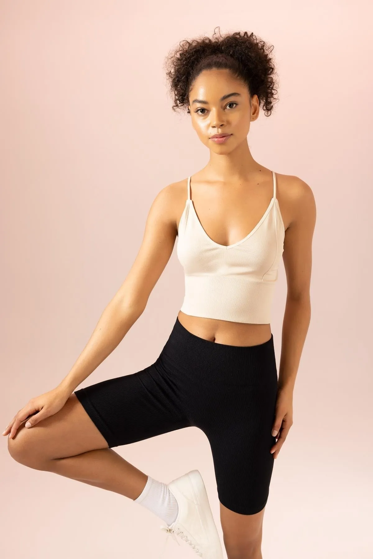 DeFacto  Fit Seamless V-Neck Seamless Athlete A7124ax23hs