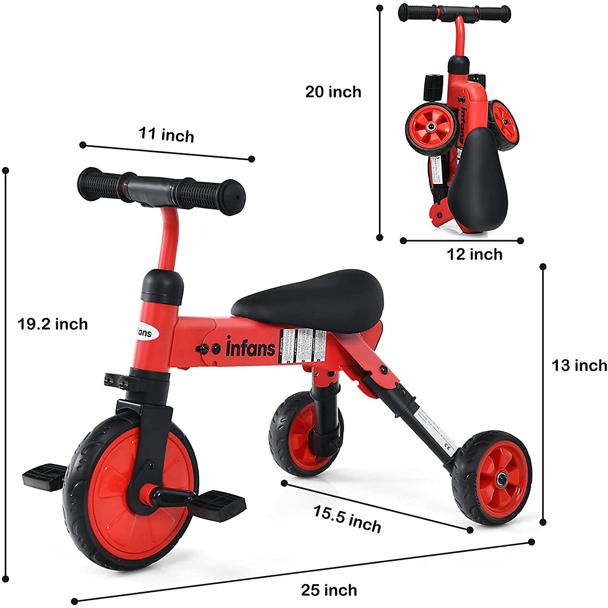 Kinder Laufrad Dreirad & Balance Bike