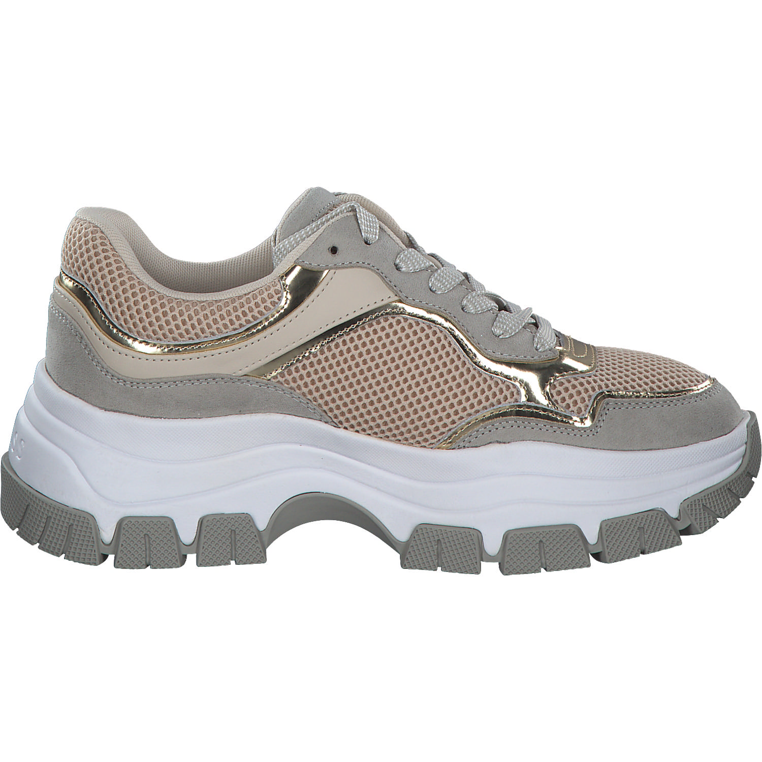 Guess Brecky2 FLPBR2, Schnürschuhe, Damen, Beige