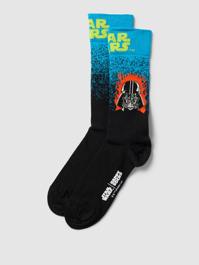 Socken mit Allover-Muster Modell 'Star Wars™' in schwarz