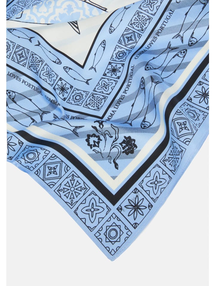 comma Tuch in Blau günstig kaufen onesize