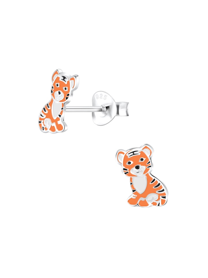 Alexander York Ohrringe, Ohrstecker TIGER in 925 Sterling Silber, 2-tlg. günstig kaufen onesize