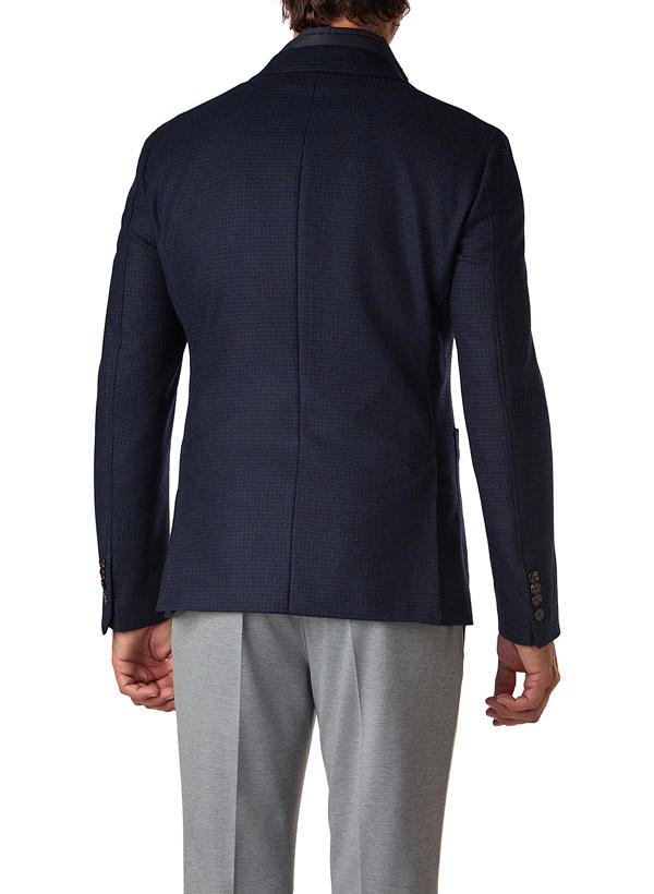 JOOP!, Sakko Hecton, Slim Fit, Wolle, marine-schwarz gemustert