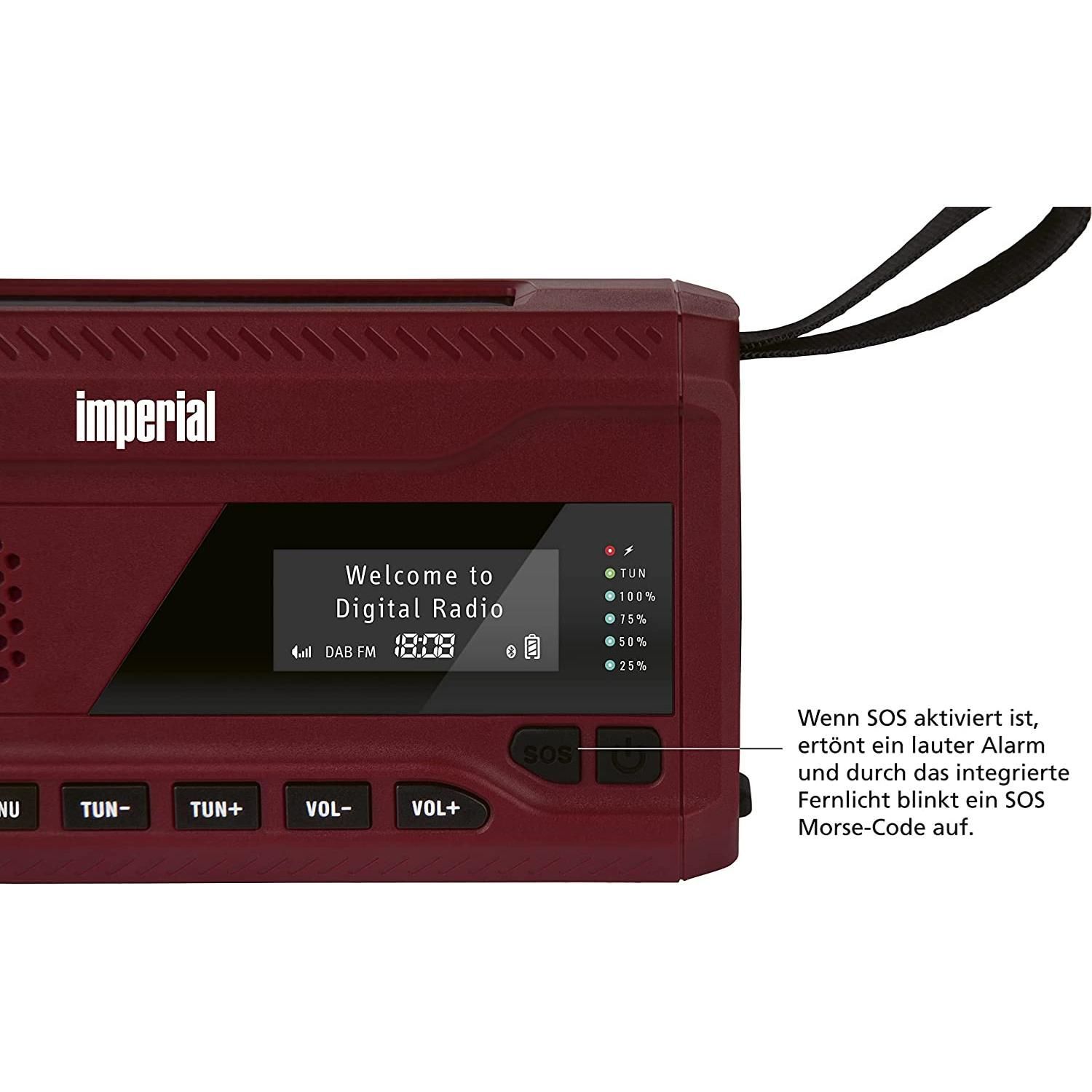 IMPERIAL DABMAN OR 2 DAB+/ UKW Kurbelradio / Outdoorradio