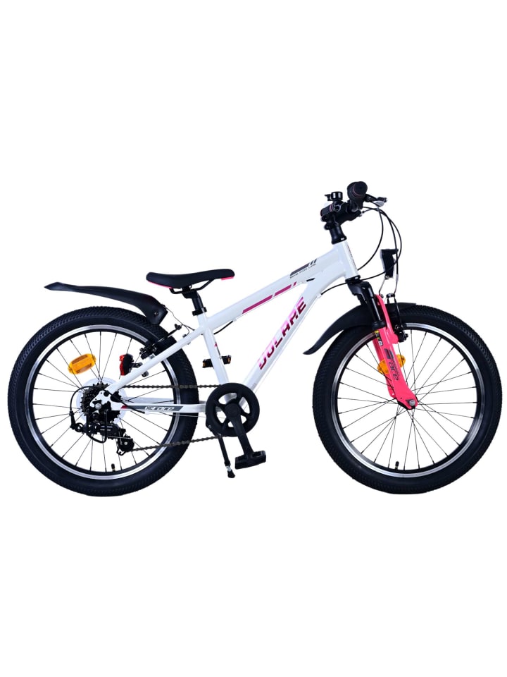 Volare Kinderfahrrad XC Race 20 Zoll Kinderrad in Weiß Pink Fahrrad 6 Jahre günstig kaufen onesize