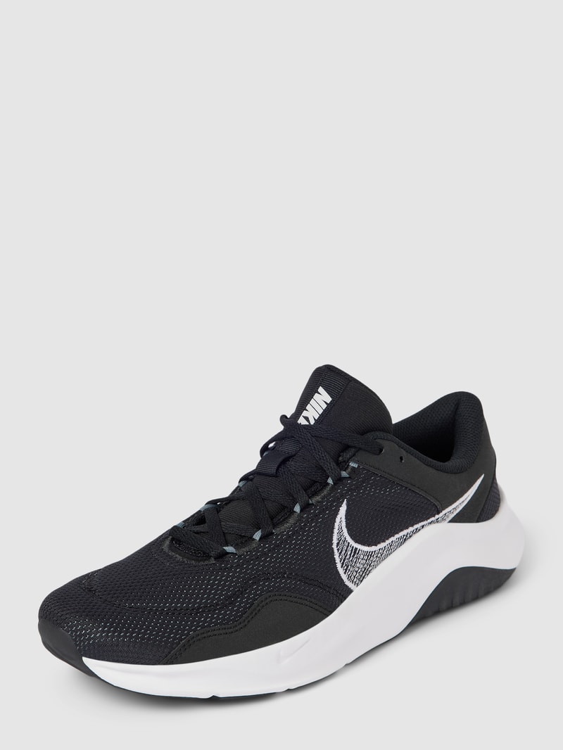 Sneaker mit Label-Details Modell 'Legend' in schwarz