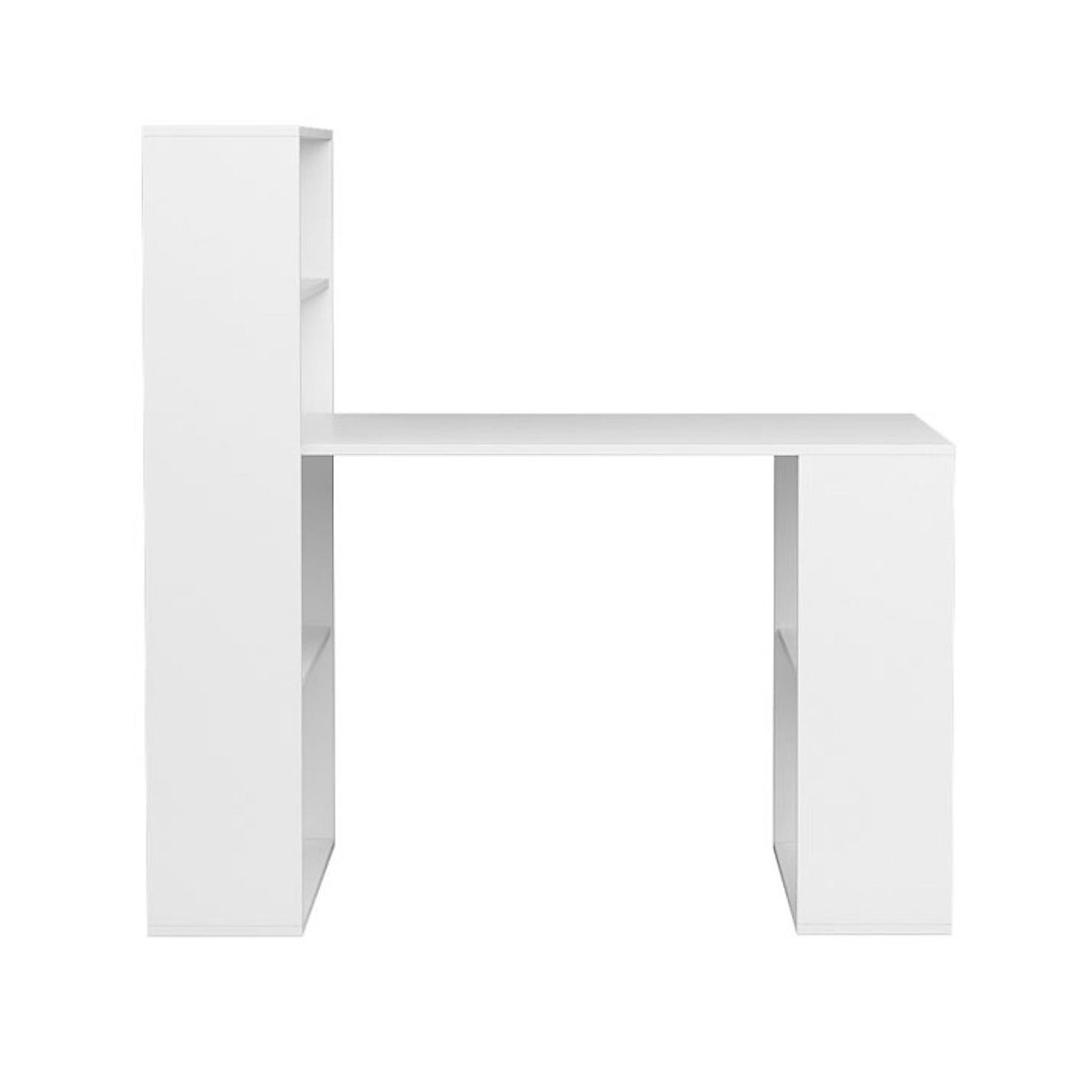 Schreibtisch Computertisch Wels 120x52x121cm mit 6 offenen Fächern