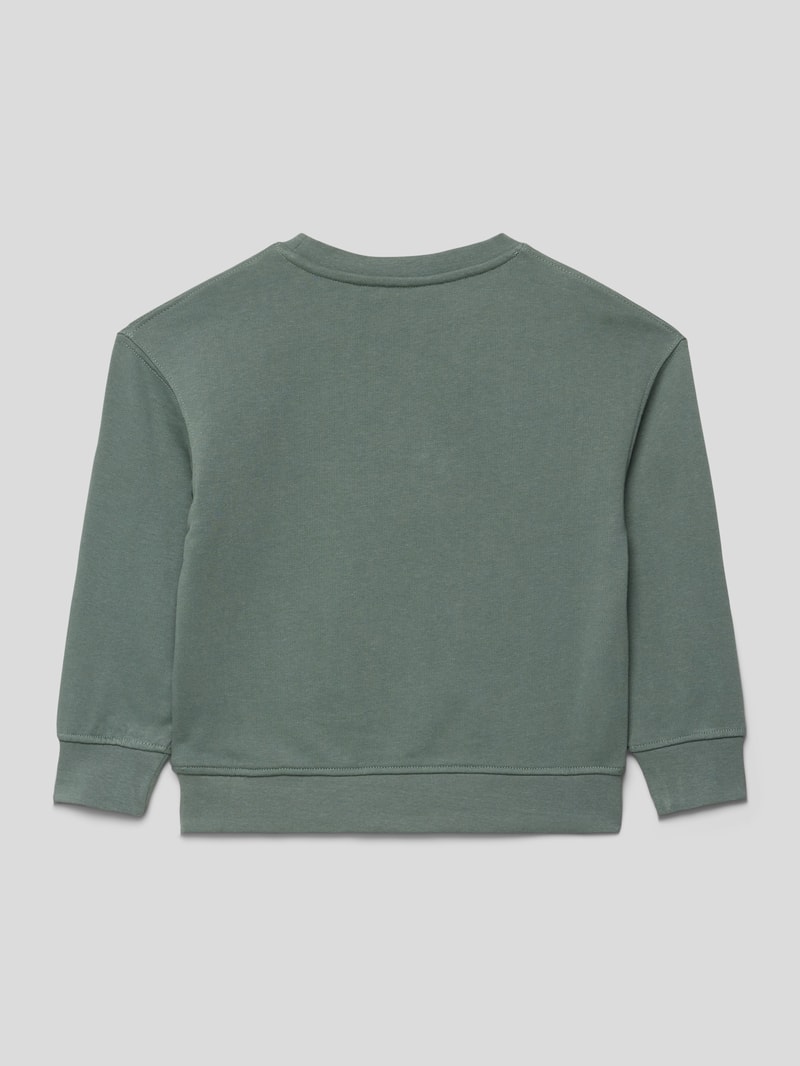 Sweatshirt mit Motiv-Print in grün