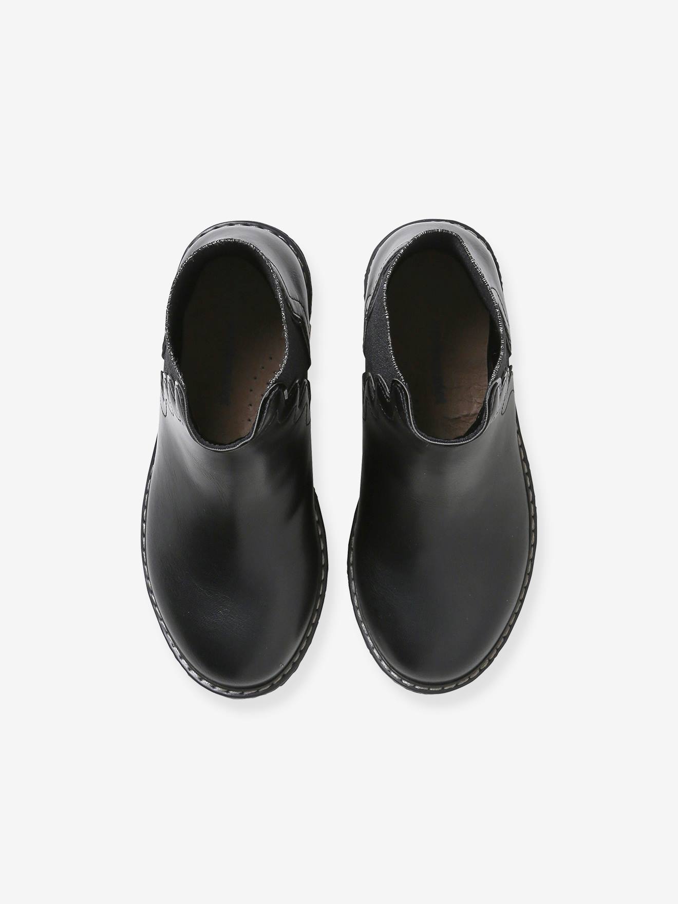 Boots élastiquées fille noir
