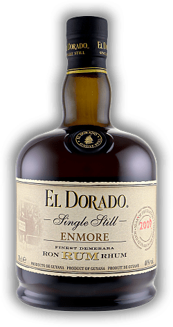 El Dorado Single Still Enmore 2009 El Dorado Single Still Enmore 2009 Feinster Demerara Rum - Limited Edition.  Alter 12 J. - 0,7	 Liter - Vol 40%