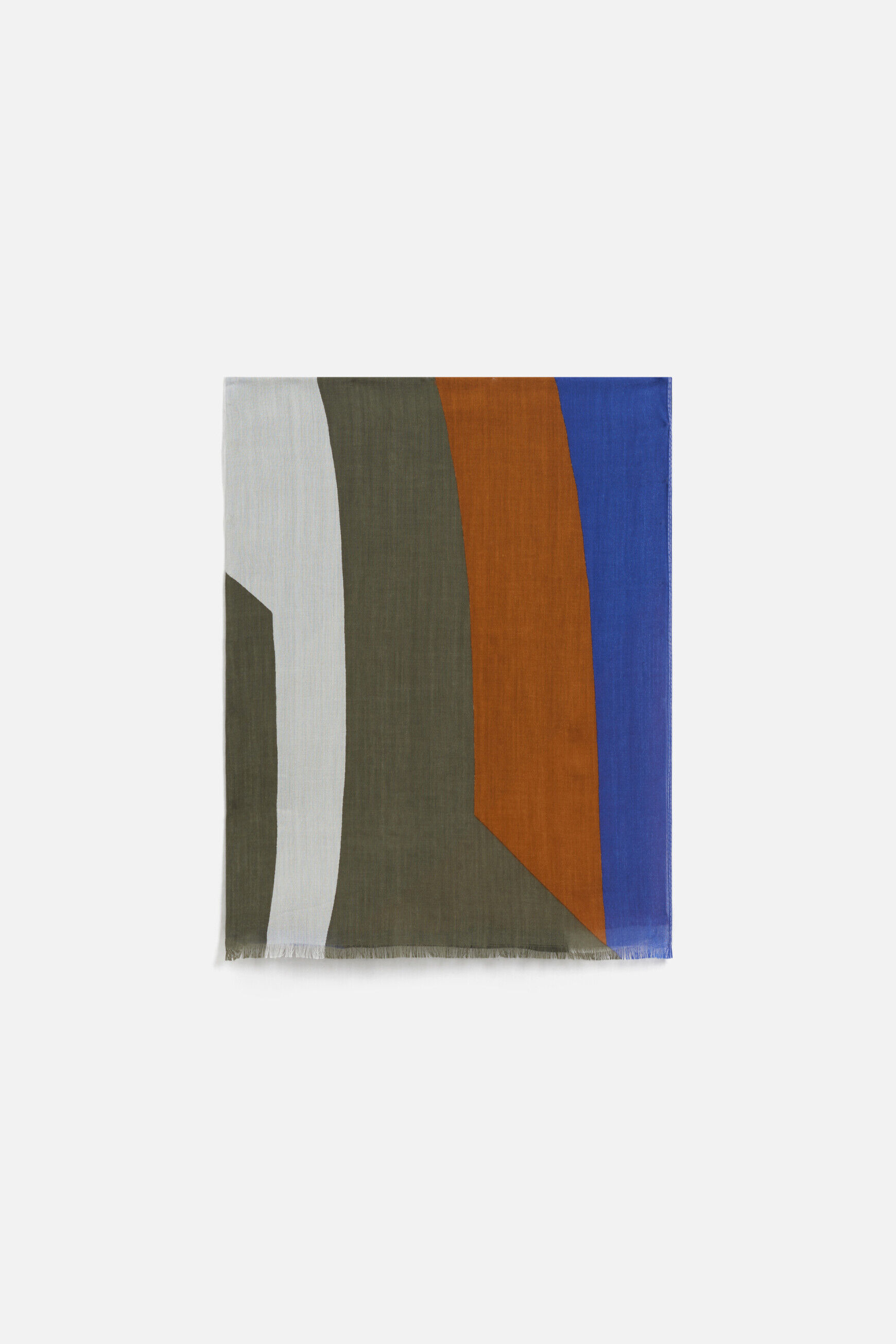 Foulard steffy bleu electrique femme
