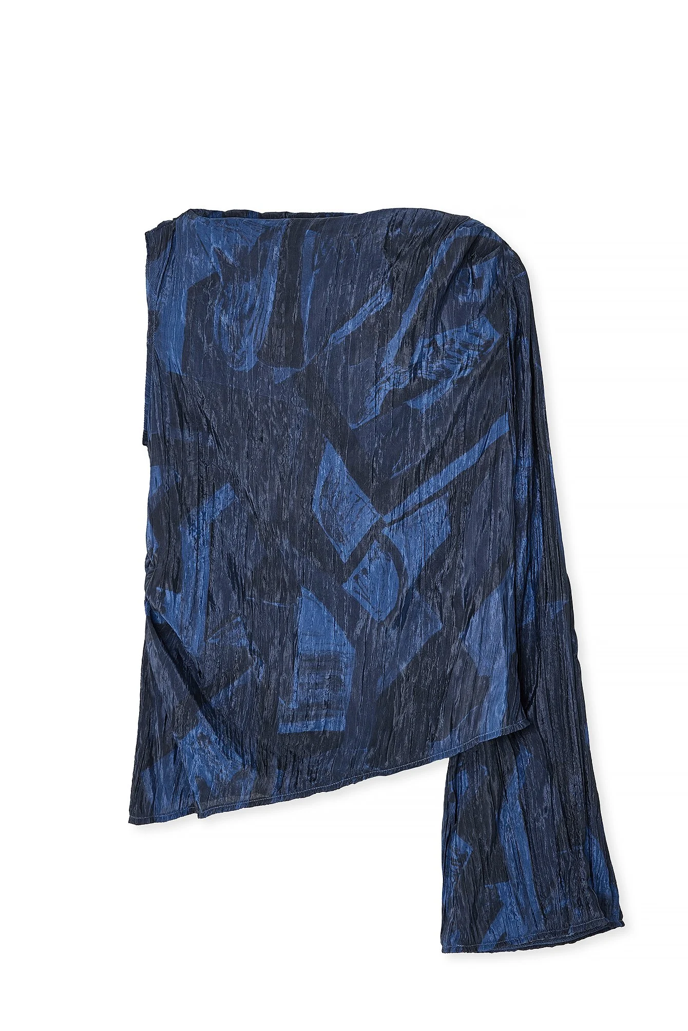 Einärmelige, asymmetrische Bluse