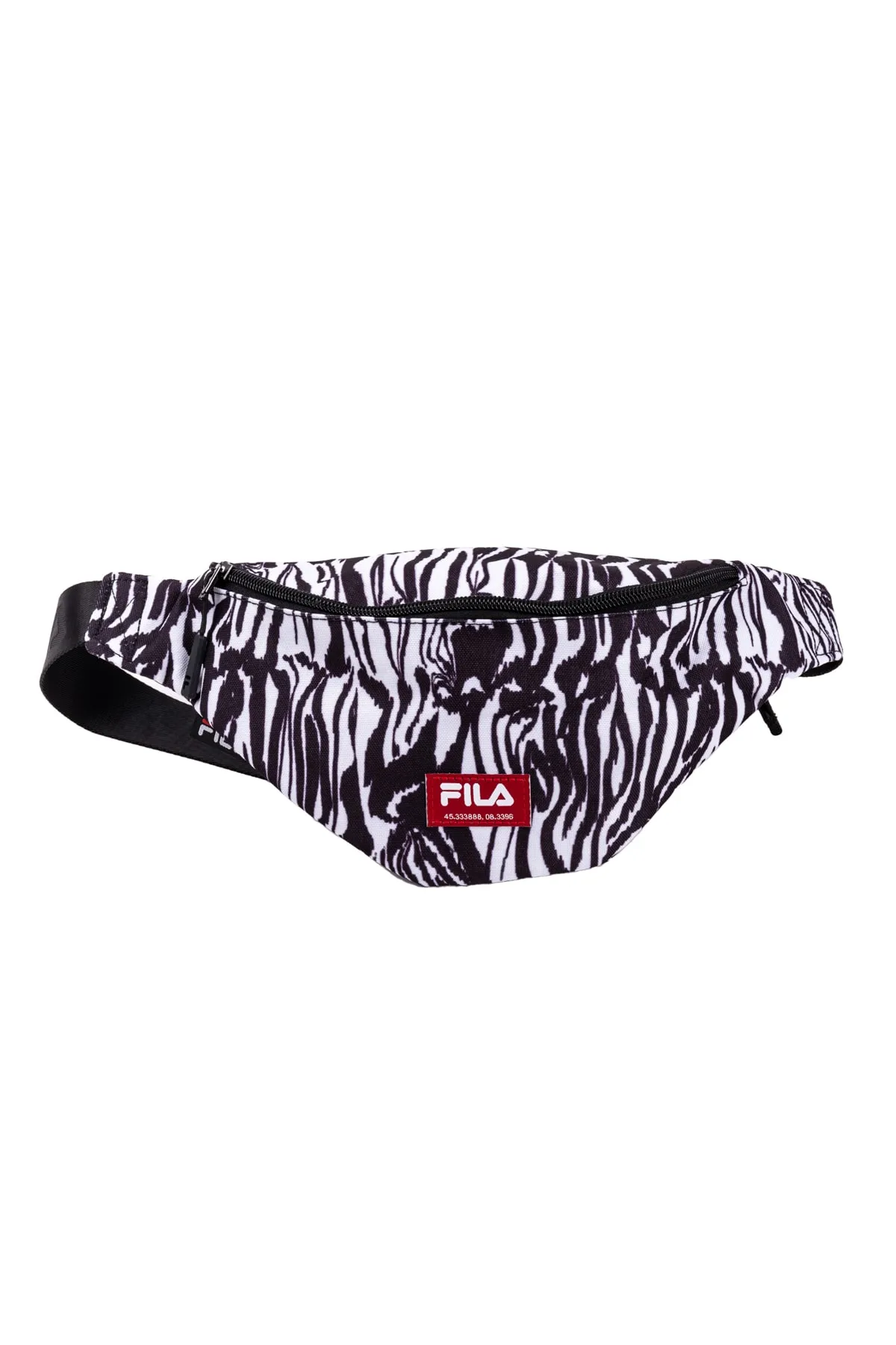 Fila  Unisex HELLWEIßE ABSTRAKTE ZEBRA-Hüfttasche