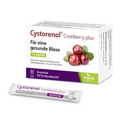 CYSTORENAL Cranberry plus  20 St  Granulat