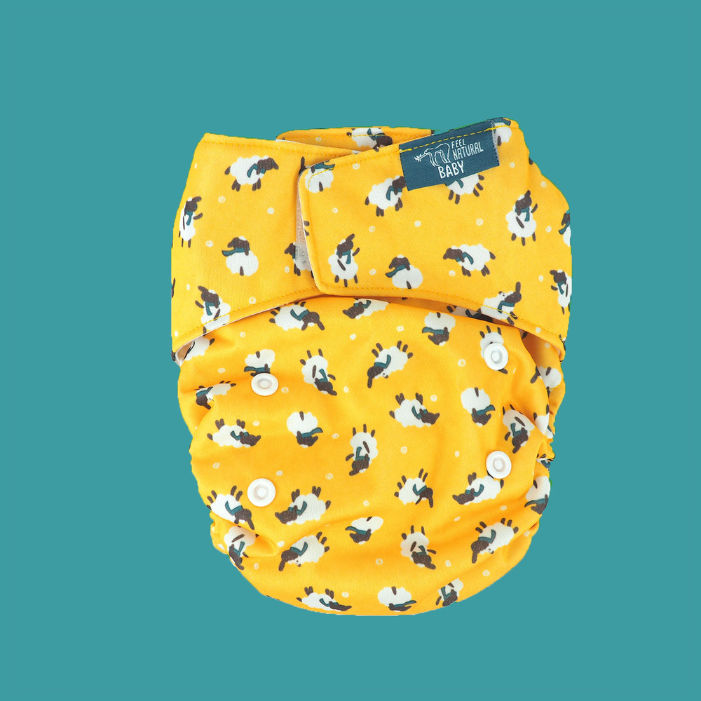 feel natural Couche lavable et réutilisable Gustave Couche bébé lavable