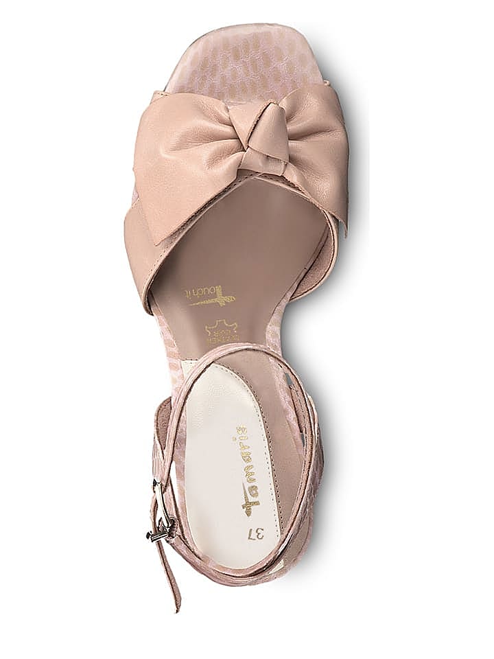 Tamaris Gr.36/Leder-Sandaletten in Rosa, nur einmal getragen  günstig kaufen 36