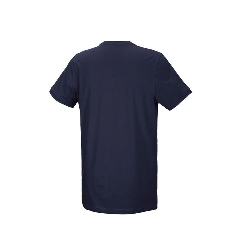 e.s. T-Shirt cotton stretch, long fit