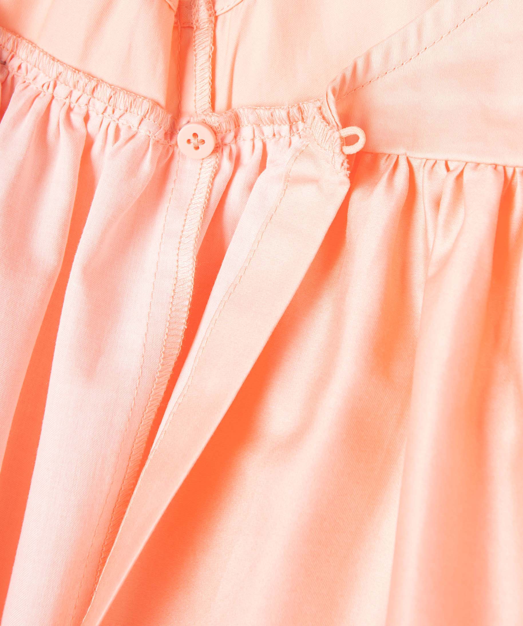 Robe bébé fille portefeuille à motif fleuri orange | GEMO