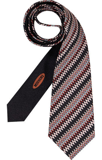 MISSONI, Krawatte, Seide, rosa-rot