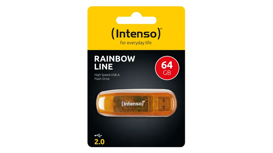 Intenso USB Flash Drive 2.0 64GB Rainbow Line