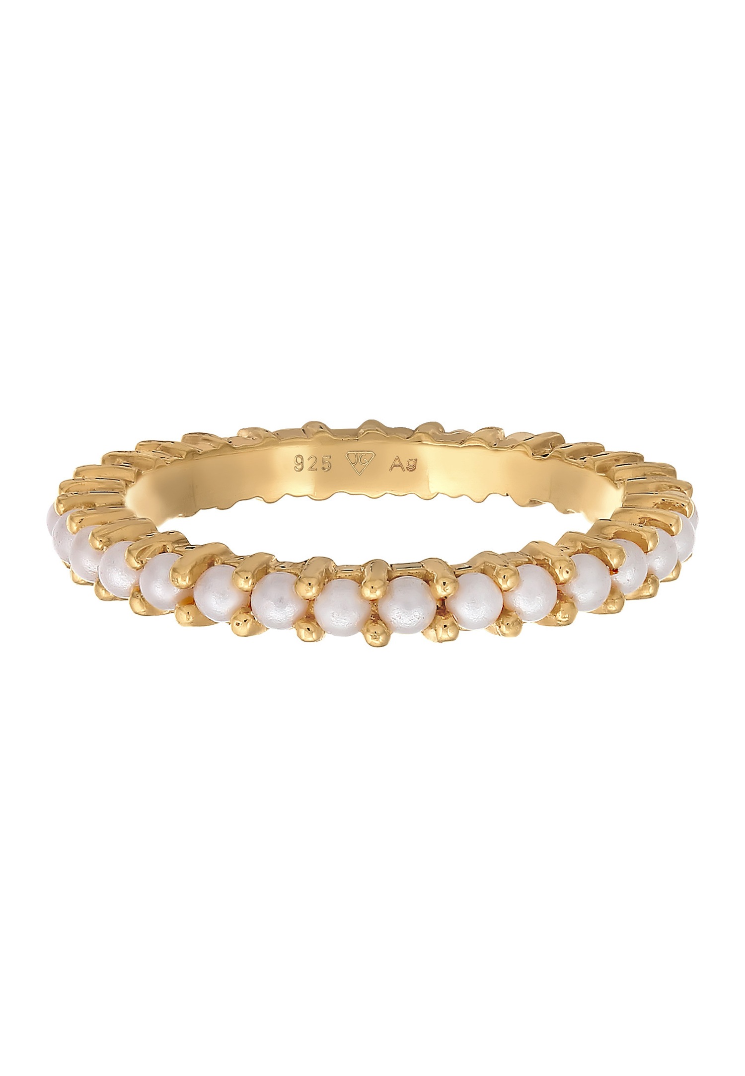 Elli Women's Memory Band with 925 Sterling Silver Glass Beads