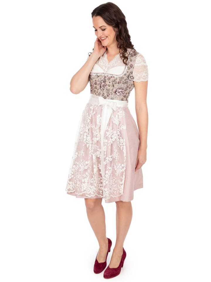 MarJo Mini Dirndl URSULA in taupe günstig kaufen