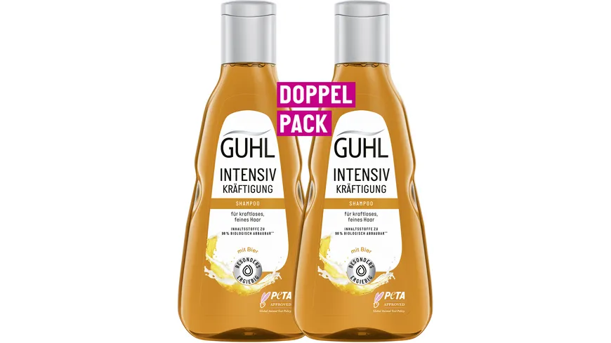 GUHL Intensiv Kräftigung Shampoo Doppelpack 500 ml