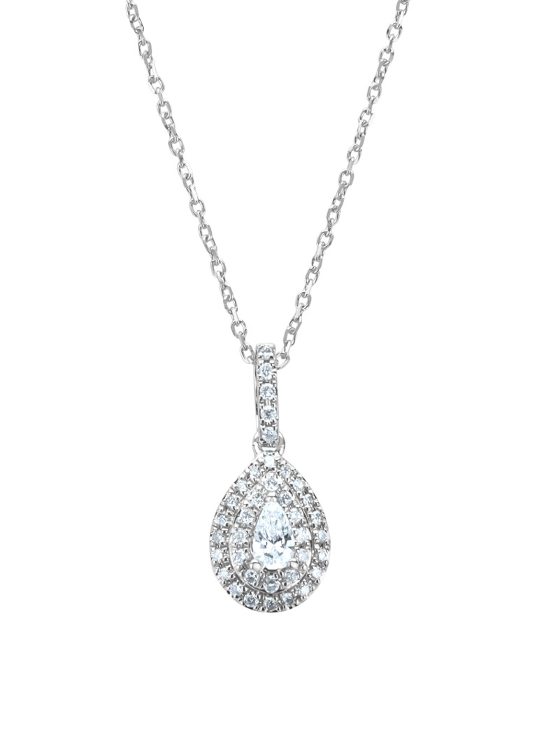 Diamant-Anhänger aus Weißgold, 0,22 ct Diamant, Petite Romance