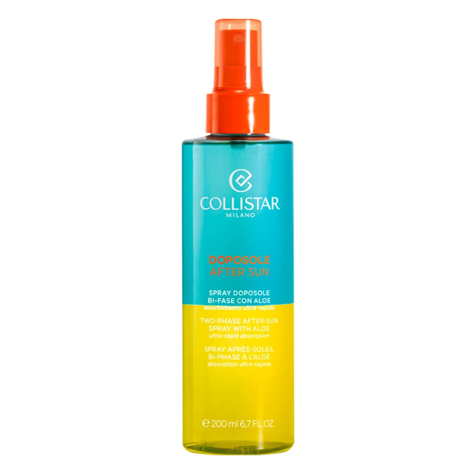 Two-Phase After Sun Spray with Aloe