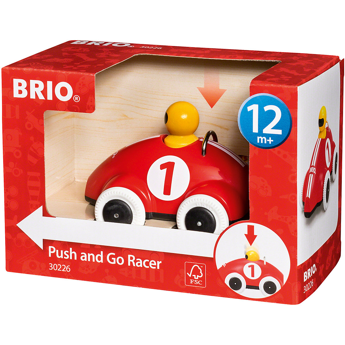 Push & Go Rennwagen