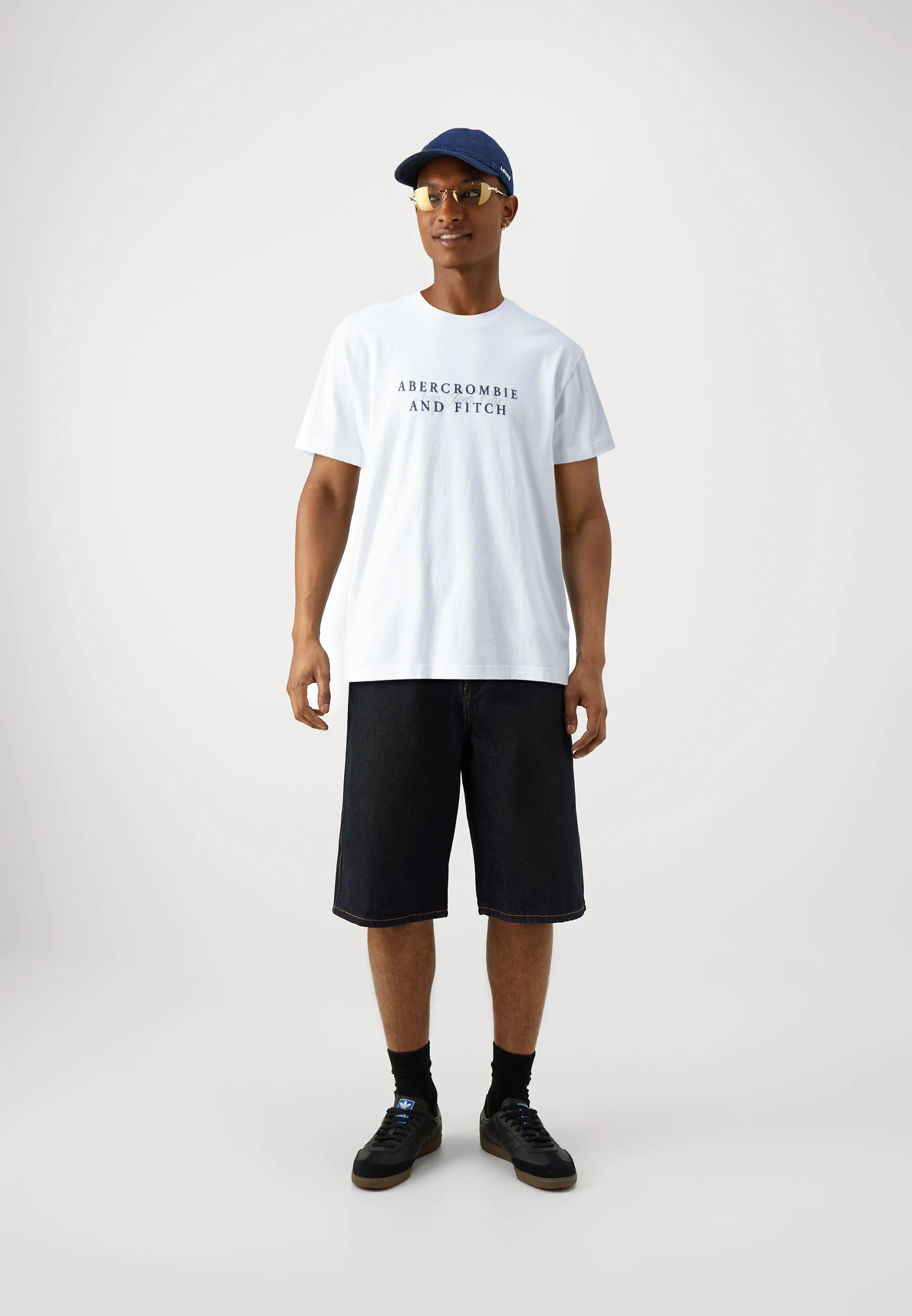 Abercrombie & Fitch CENTER CHEST PACK DE 3 - Camiseta con estampado