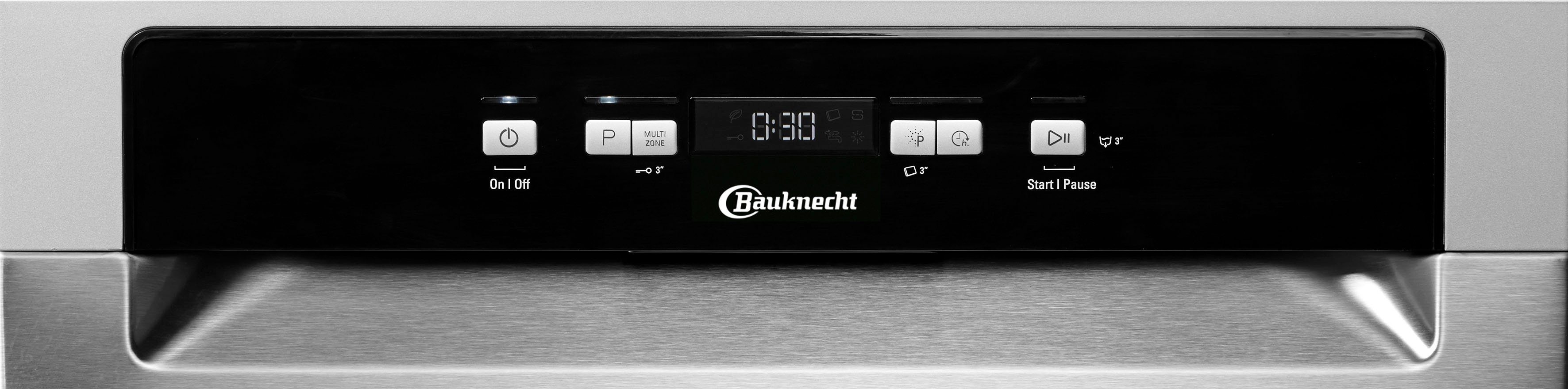 BAUKNECHT Unterbaugeschirrspüler, OBKUC 3C26 F X (2), 14 Maßgedecke