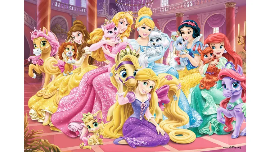 Ravensburger Puzzle - Beste Freunde der Prinzessinnen, 2 x 24 Teile