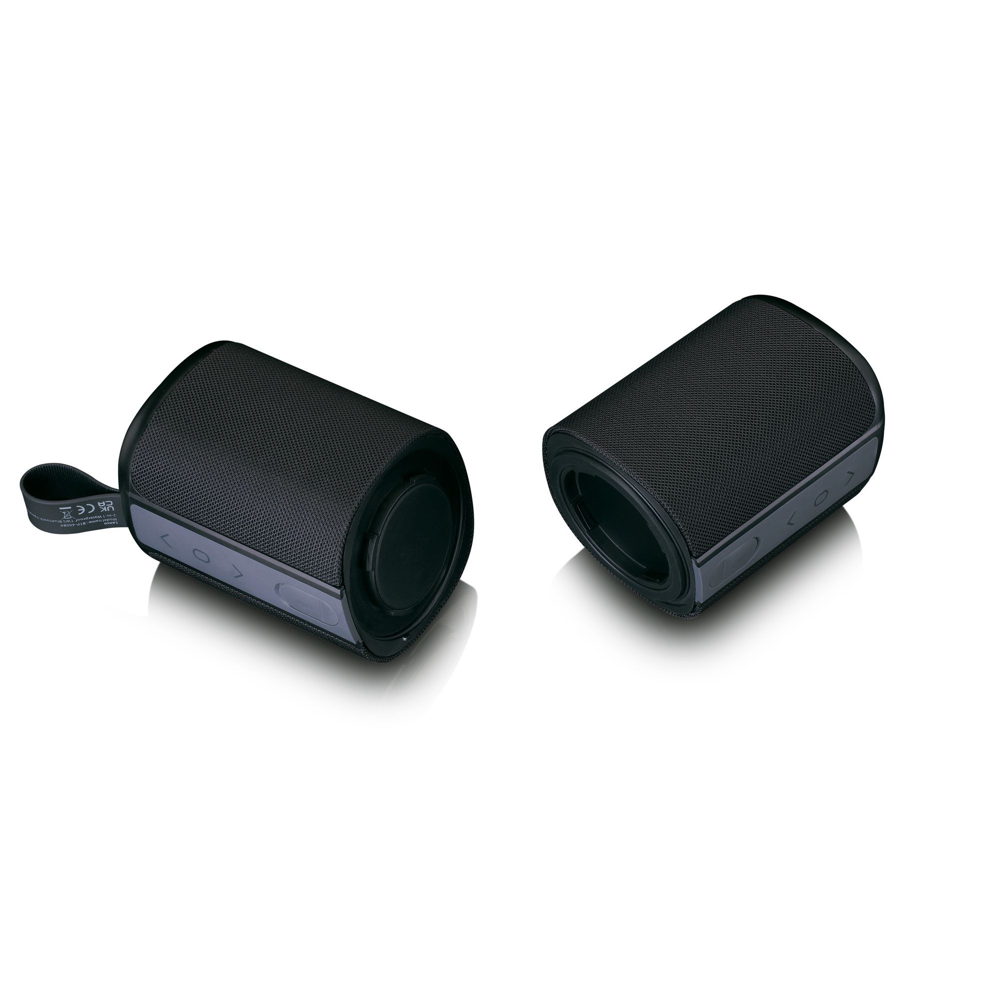 Lenco BTP-400BK 2 in 1 Bluetooth Lautsprecher