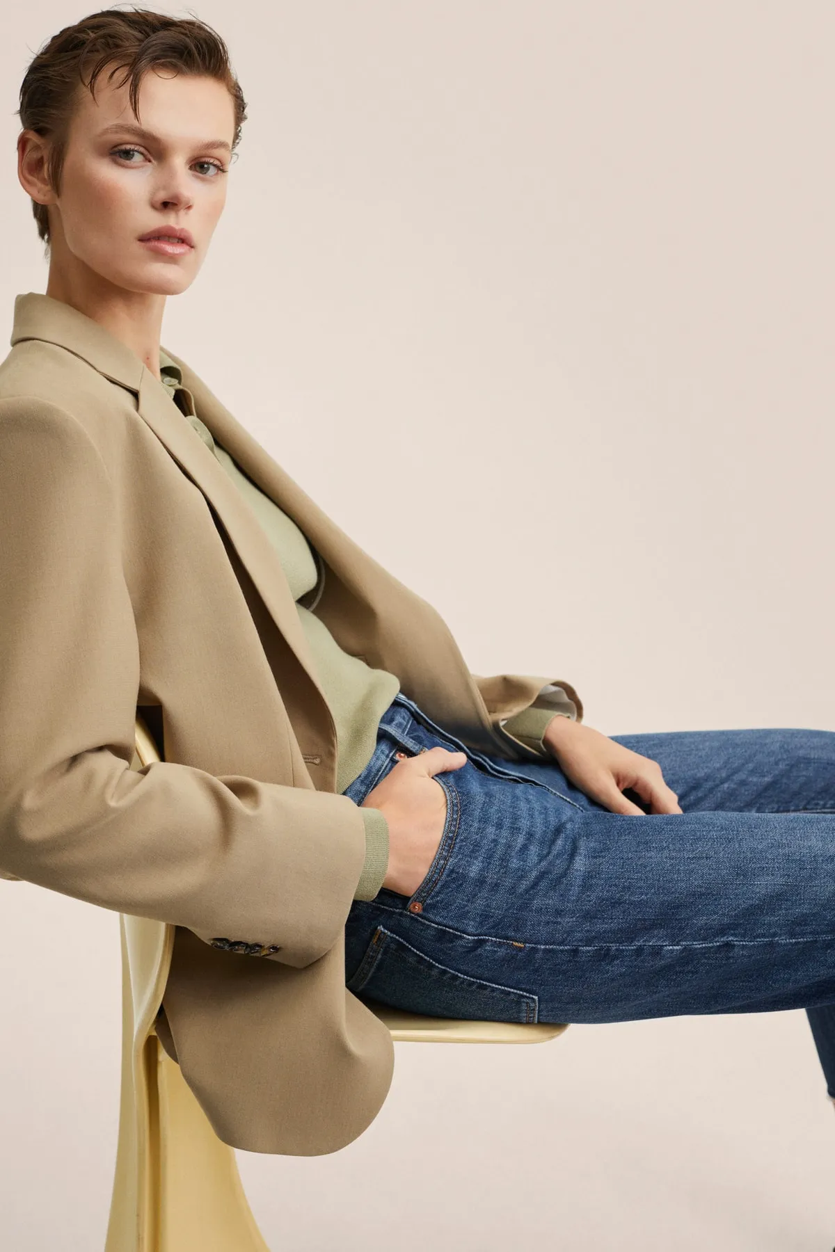 MANGO  27000761 Damen/Mädchen Dunkelblau