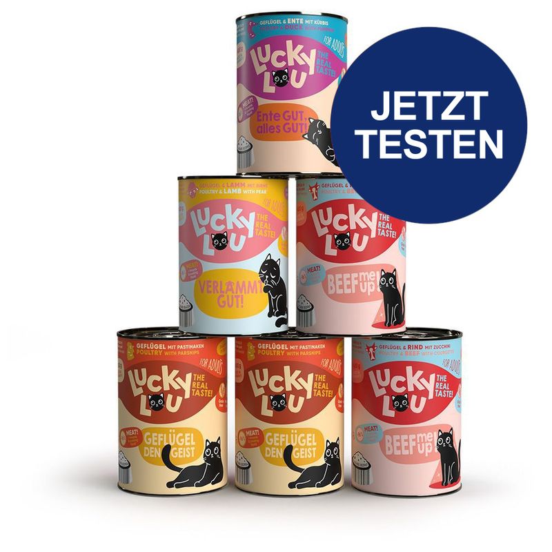 Lucky Lou Adult Probiermix 6 x 400 g zu TOP-Preisen