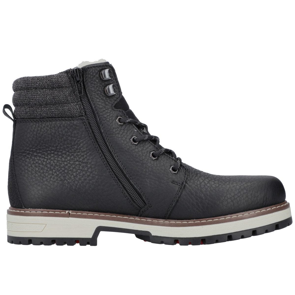 Rieker F8301 Schnürboots schwarz