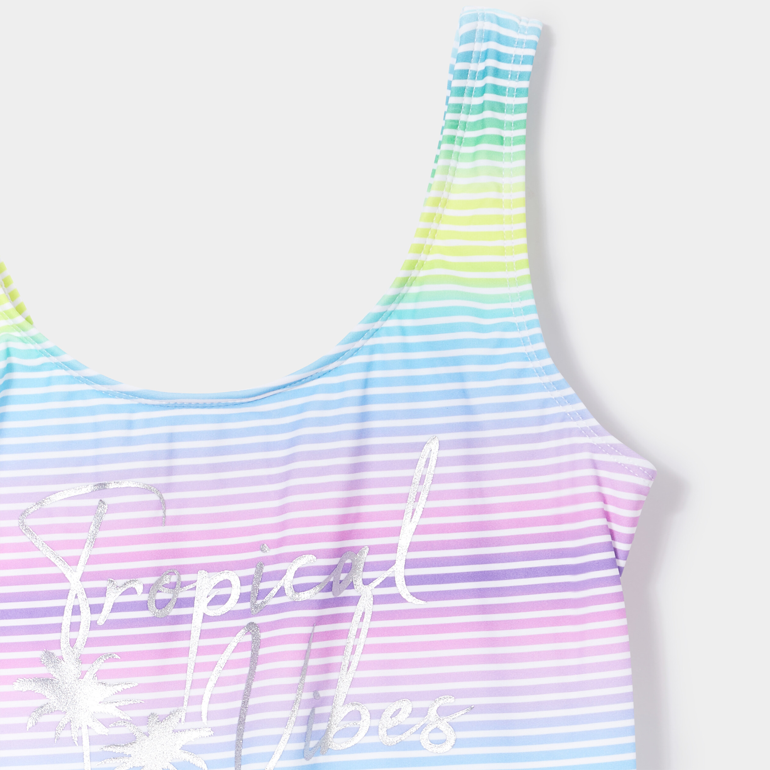 Maillot de bain une pièce multicolore fille | La Halle