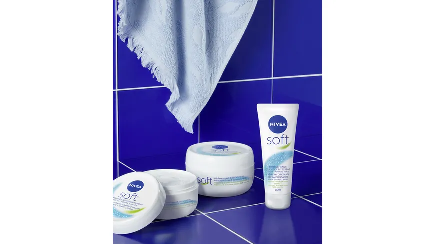 NIVEA soft Creme Erfrischende Feuchtigkeitscreme 75 ml