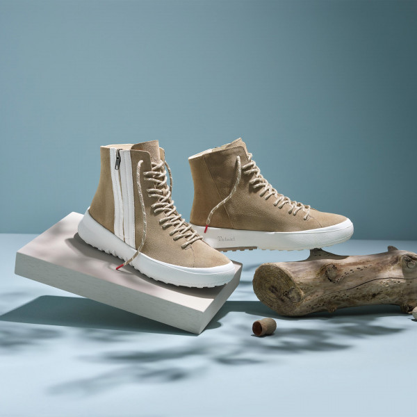 KUSABI Sneaker high - Pallisandro/Kombi
