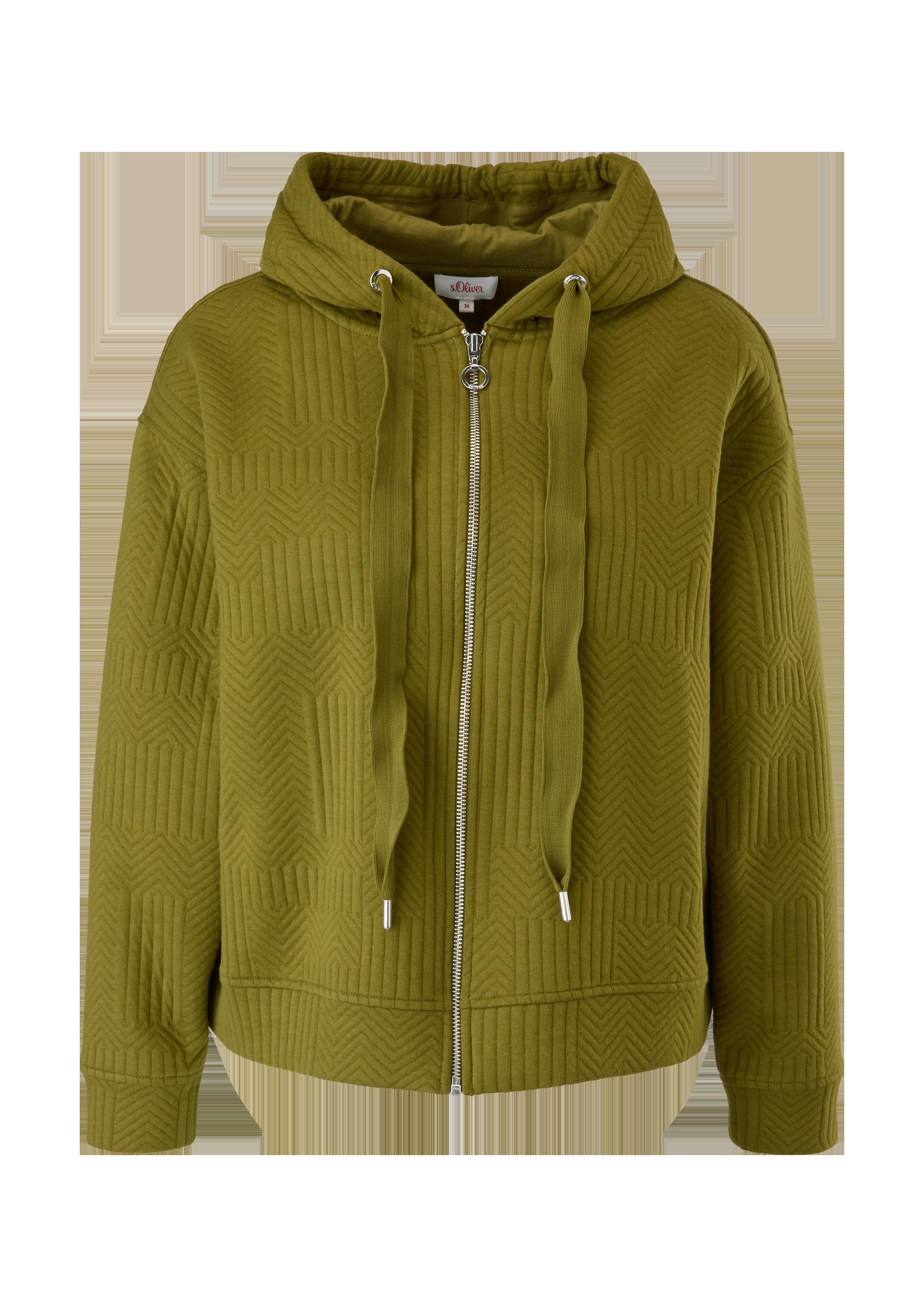 Sweatjacke mit Struktur  2121719-7734