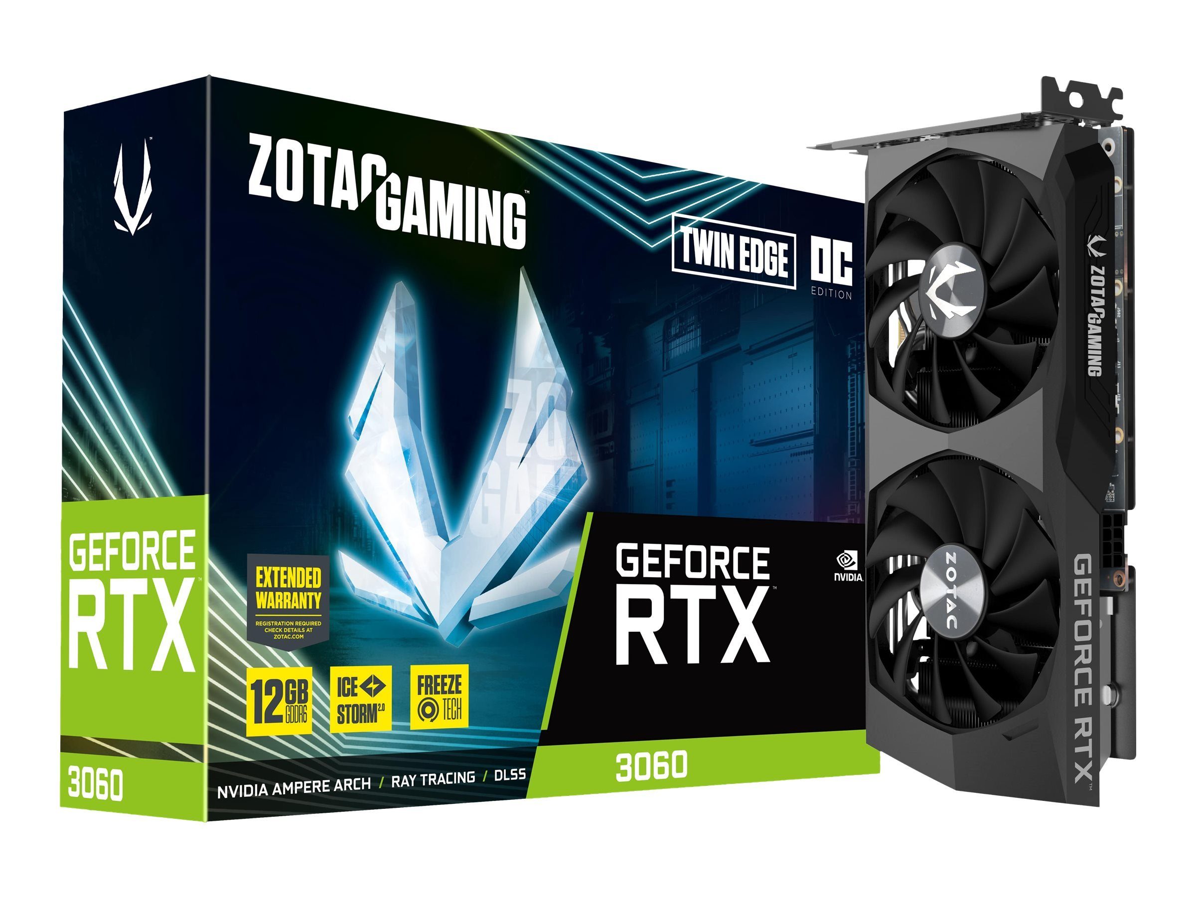 Zotac RTX 3060 Gaming Twin Edge OC Grafikkarte (12 GB, GDDR6)