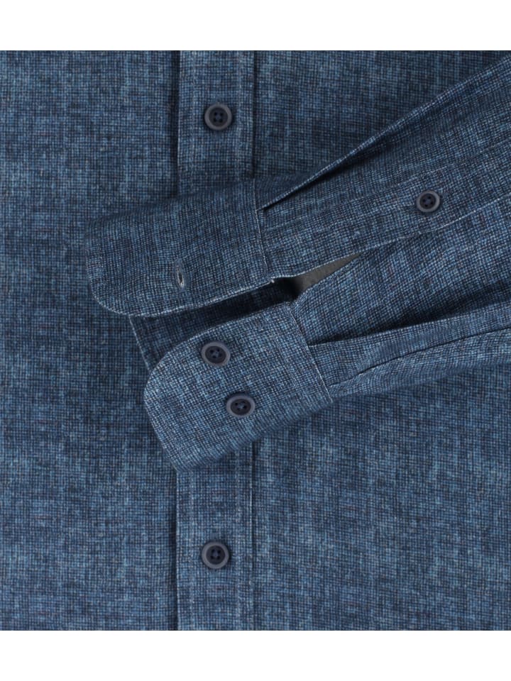 CASAMODA Freizeithemd in Mittelblau günstig kaufen