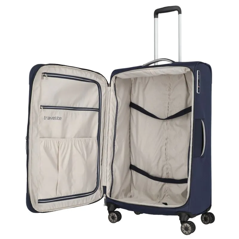 Travelite MIIGO 4w L\/M\/S+Bordtasche, Tiefseeblau