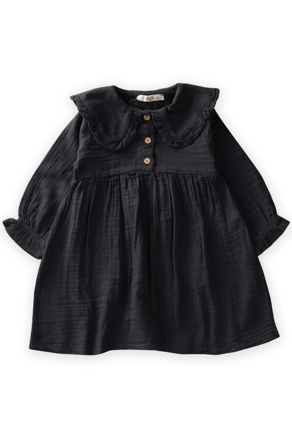 Cigit  Kleid - Grau - A-Linie