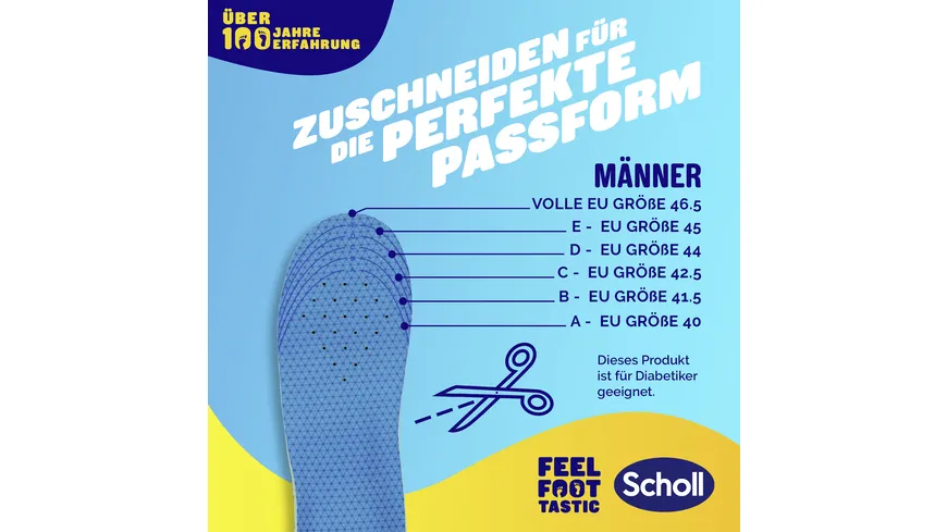 Scholl GelActiv Einlegesohlen EVERYDAY Größe L 40-46,5