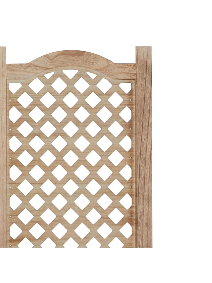 Homestyle4u 3-tlg. Paravent in Braun 120x170 günstig kaufen onesize
